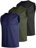 UEEKO Ärmellos Tank Top Herren 3er Pack Tanktop Sport Muscle Shirt...