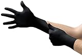 Ansell Microflex 93-732 Einmalhandschuhe Latexfreie, Schwarze...