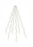 Spetebo LED Weihnachtsbaum Überwurf - mit 6 Strängen á 2m - 120 LED in...