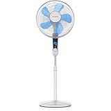 Brandson - Standventilator DC Silent mit Fernbedienung + LED Display - 24...