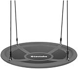 tectake® Nestschaukel, Korbschaukel bis 120 kg belastbar, Schaukel für...