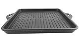 GARDINGER Grillplatte Guss für einflammige Universal-Kartuschen Kocher +...