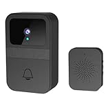 Luobannm 1Set Home Wireless Videotürbell 2-Wege Audio HD Videokamera...