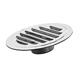 BlesConi Rundes Lüftungsgitter aus Edelstahl für...