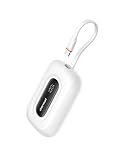 Charmast Power Bank, 10000mAh 20W USB C Powerbank mit Kabel Integriert,...