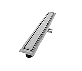 VILSTEIN Duschrinne 70cm Edelstahl, Bodenablauf Komplettset extra flach,...