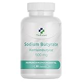 Sodium Butyrate 500mg - Natriumbutyrat - 60 Kapseln