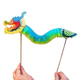 Chinesischer Neujahrs-Drachentanz | Kleines Bastelset 2024 für das...