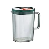 BPA-freier Wasserkrug mit Griff und Schraubdeckel, ideal für Tee, Eistee...