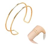CYXZMYA 1 Stück Einstellbar Armreif Gold,Runder Oberarmreif Gold,Einfache...