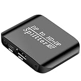 Display-Port-Splitter | 4K-DP-Umschalter, Doppel-Monitor-Verteiler, großes...