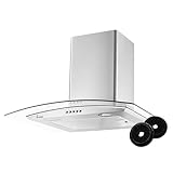 KKT KOLBE Dunstabzugshaube 60 cm | Wandhaube | Umluft Abluft | Edelstahl |...