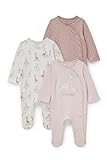 C&A Baby Mädchen Onesie Multipack Regular Fit Verziert|Bedruckt rosa 56