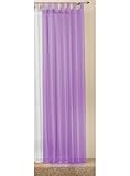 Transparente einfarbige Gardine aus Voile, viele attraktive Farbe, 245x140,...