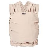 Hoppediz Elastisches Baby-Tragetuch - für Neugeborene ab Geburt (2-9 kg) -...