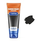 7 Artists Textilfarbe Acrylfarbe Waschmaschinenfest Schwarz 60 ml –...