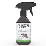 RepellShield® Pfefferminzöl Rattenabwehr & Mäuseabwehr Spray -250ml-...