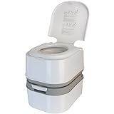 BB Sport Mobile Campingtoilette 24l mit Kolbenpumpe und Toilettenpapierfach...