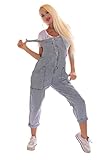 OSAB 88012 Casual Damen Jeans Hose Latzhose Latzjeans Denim Overall Pants...