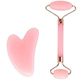 Gua Sha-Massage-Kit, Gua Sha Stein, Natürlicher Jade-Gesichtsroller und...
