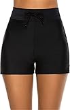 Gellmall Damen Badeshorts mit Innenslip Bikinihose Beach Shorty Quick Dry...