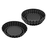 Zenker Torteletts Backform Set 6 Stück – Robustes Metallic Design,...