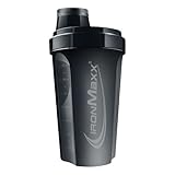 IronMaxx Eiweiß Shaker - 700ml Deep Black | Proteinshaker mit...