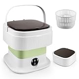 HIUYRFS Mini Waschmaschine 11 Liter mit Schleuderkorb, kleine...