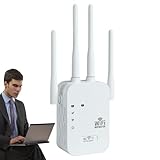 Internet Booster WiFi-Verstärker für Heimnetzwerke | Dual-Band...