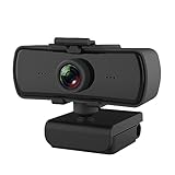 GKKICO Webcam mit Mikrofon, 360-Grad-Einstellung, USB-Kunststoff, Full HD,...