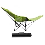 Baoblaze Leichter, Faltbarer Campingstuhl mit Fußstütze für Terrasse,...