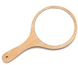 Bustlwor Rundschreiben Handspiegel mit Holz Griff, Salon Friseur...