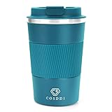 CS COSDDI Thermobecher- Isolierbecher, Edelstahl Travel Mug, 13oz/380ml...