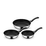 WMF Devil Pfannenset Induktion 3-teilig, Bratpfanne 24, 20, 28 cm,...