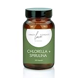 Chlorella + Spirulina mit je 2400 mg Chlorella & Spirulina pro Tagesdosis....