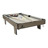 Cougar Billardtisch Mini 3 ft Eiche/Grau | Mini Pooltisch - Inklusive...