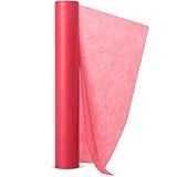 HausHeld® Einweg Vlieslaken Rolle 60cm x 50m – 14g/m² Vlies Rosa –...