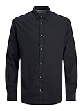 JACK&JONES Hemd Slim Fit Business Shirt Weiches Langarm Twill Oberteil aus...