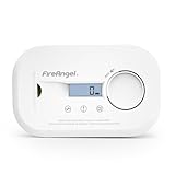 FireAngel FA6812 Kohlenmonoxid Melder, Tragbarer CO Melder mit LCD Anzeige...