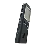 Veemoon Audiorecorder Tastensperre LCD-Digitalrekorder tragbares Audio...