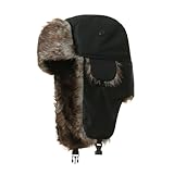 SKHAOVS Unisex Wintermütze mit Ohrenklappen,Winter Warme Fliegermütze mit...