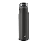 alfi ISO BOTTLE 500ml, schwarz, Isoliertrinkflasche aus Edelstahl, absolut...