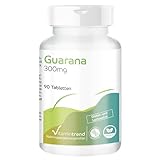 Guarana 300mg - mit Koffein - 90 Tabletten - hochdosiert - vegan -...