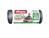 Alfapac - 10 Müllbeutel, 40 l, mit Zugband, sehr robust, große Öffnung,...