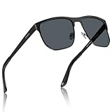CARFIA Sonnenbrille Herren Polarisiert, Metall-Rahmen Quadratische, UV400...