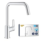 GROHE Start, Niederdruck Küchenarmatur mit hohem Auslauf (Wasserhahn...