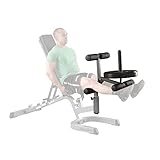 Body-Solid GLDA-3 Beinstrecker Beinbeuger Aufsatz | optionales Zubehör...