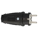 Brennenstuhl Schutzkontakt-Gummistecker 230V/16A (IP54, für den...