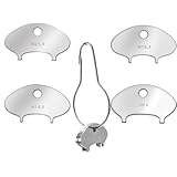 WheatThrive Edelstahl-Wasserhahn-Belüfterschlüssel – kompaktes Werkzeug...