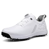 Ybberik Damen Golfschuhe mit Spikes, wasserdicht und leicht Golfschuhe für...